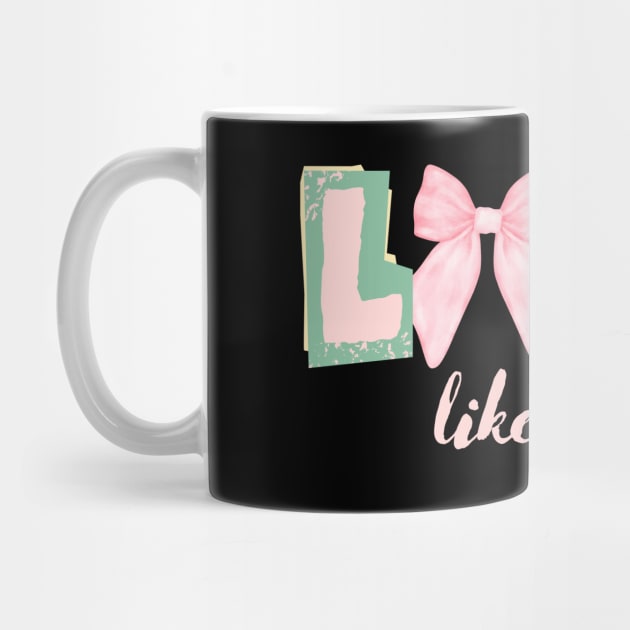 Coquette Bow Love Like Jesus Valentine's Day by The WYLD Tribe